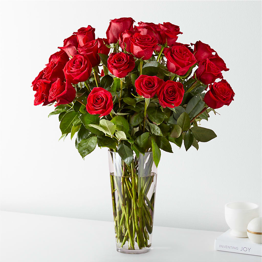 Long Stem Red Rose Bouquet – FARFANS FLOWERS & DECORATIONS LLC, Frederick MD
