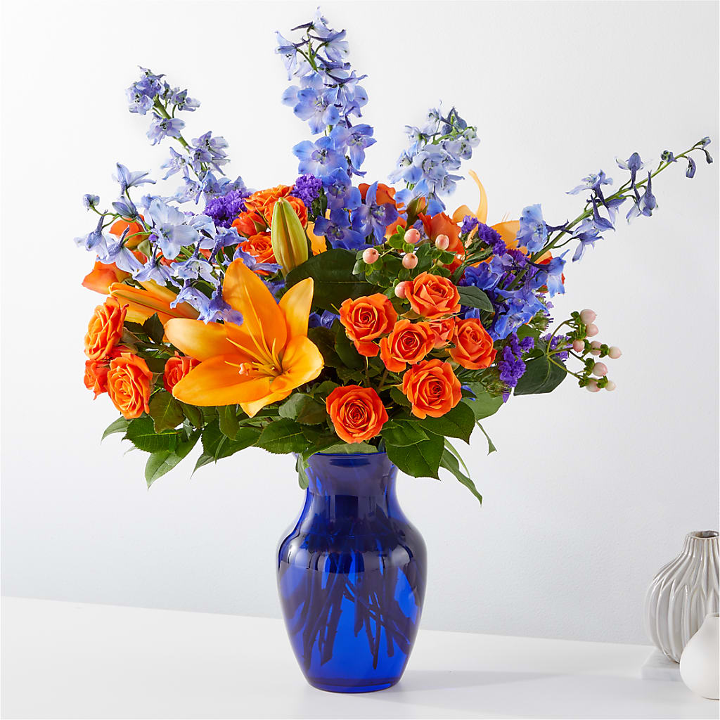 Radiant Citrus Bouquet – FARFANS FLOWERS & DECORATIONS LLC, Frederick MD