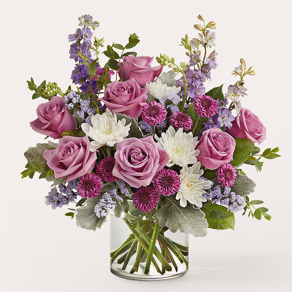 Violet Frost Bouquet – FARFANS FLOWERS & DECORATIONS LLC, Frederick MD