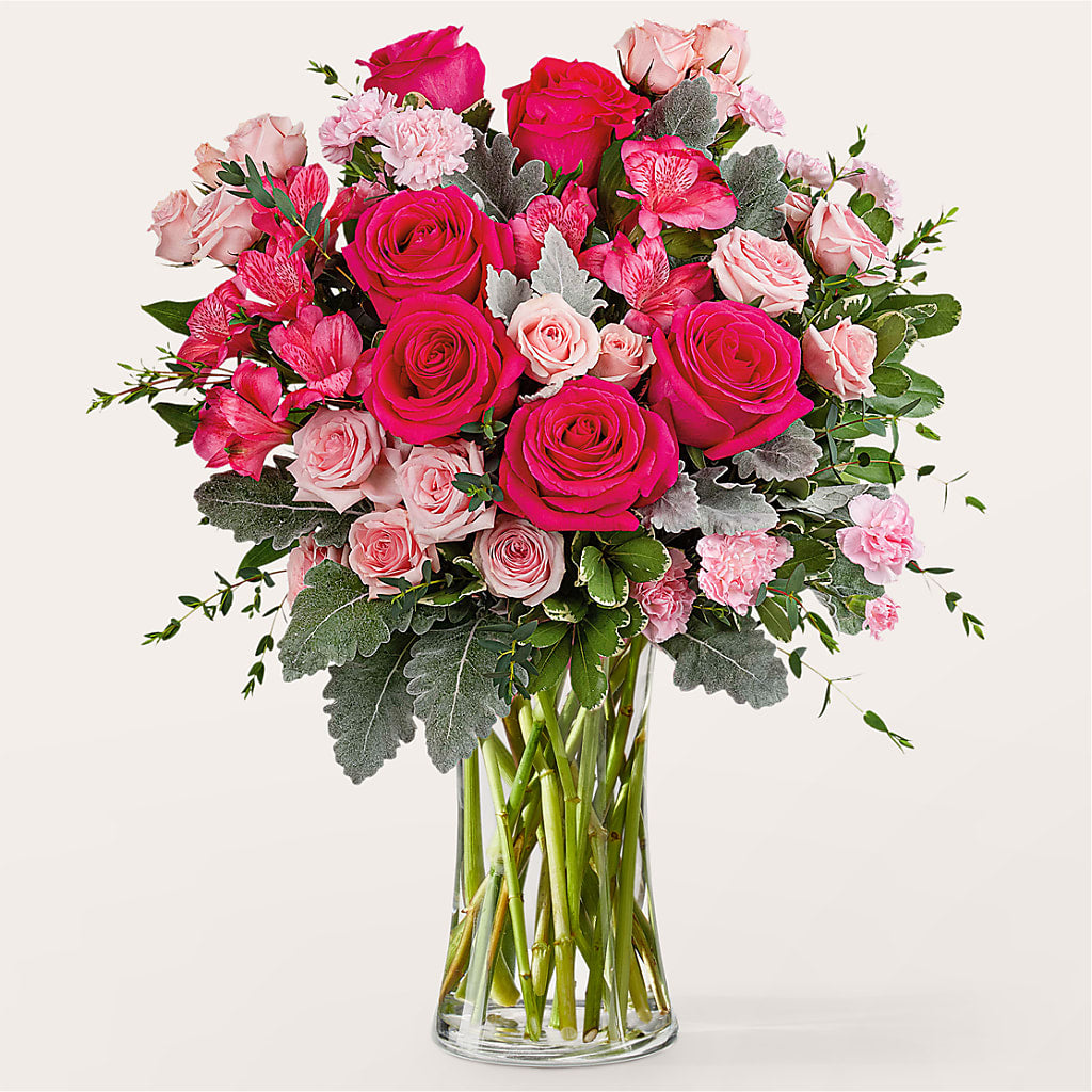 Tickled Pink Bouquet – FARFANS FLOWERS & DECORATIONS LLC, Frederick MD