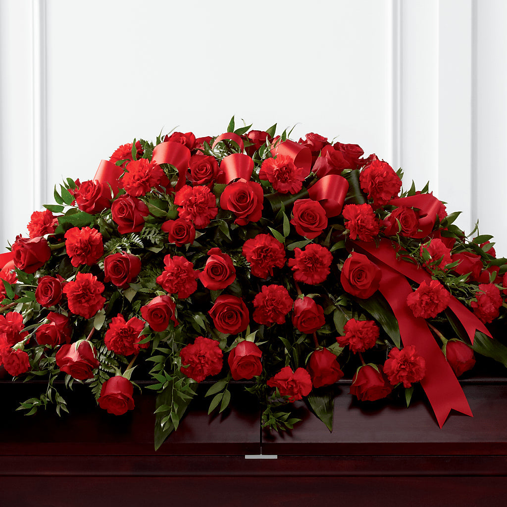 Tribute of Life Casket Spray – FARFANS FLOWERS & DECORATIONS LLC, Frederick MD