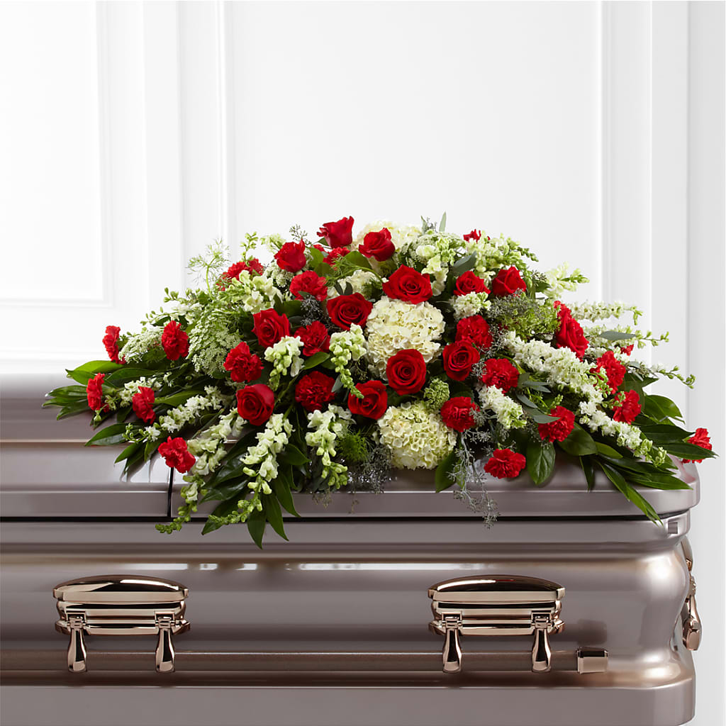 Sincerity Casket Spray – FARFANS FLOWERS & DECORATIONS LLC, Frederick MD