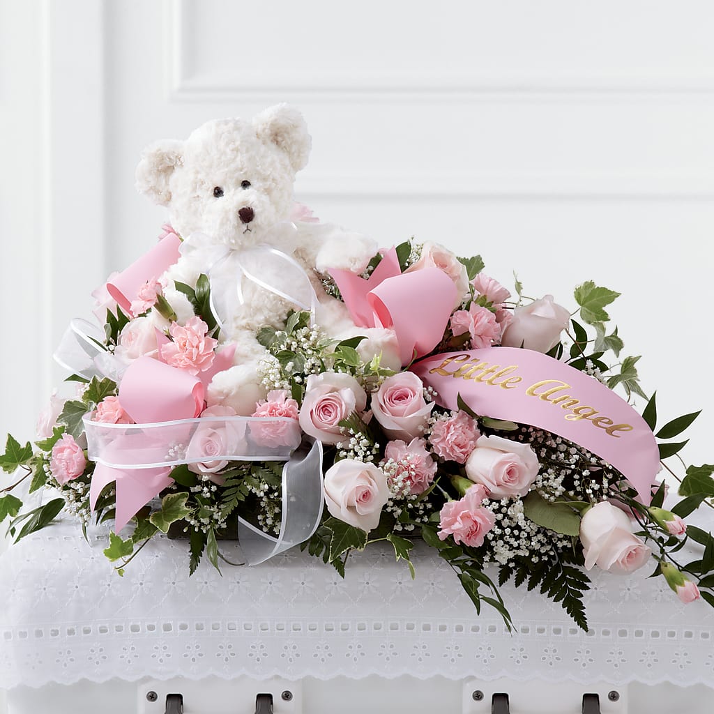 Touch of Sympathy Casket Spray – FARFANS FLOWERS & DECORATIONS LLC, Frederick MD