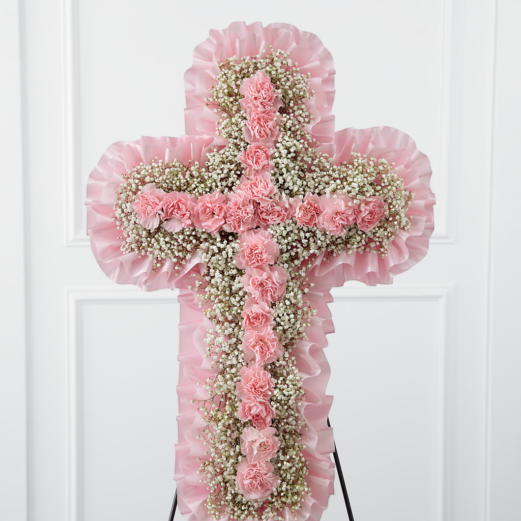 Angel's Cross Easel – FARFANS FLOWERS & DECORATIONS LLC, Frederick MD