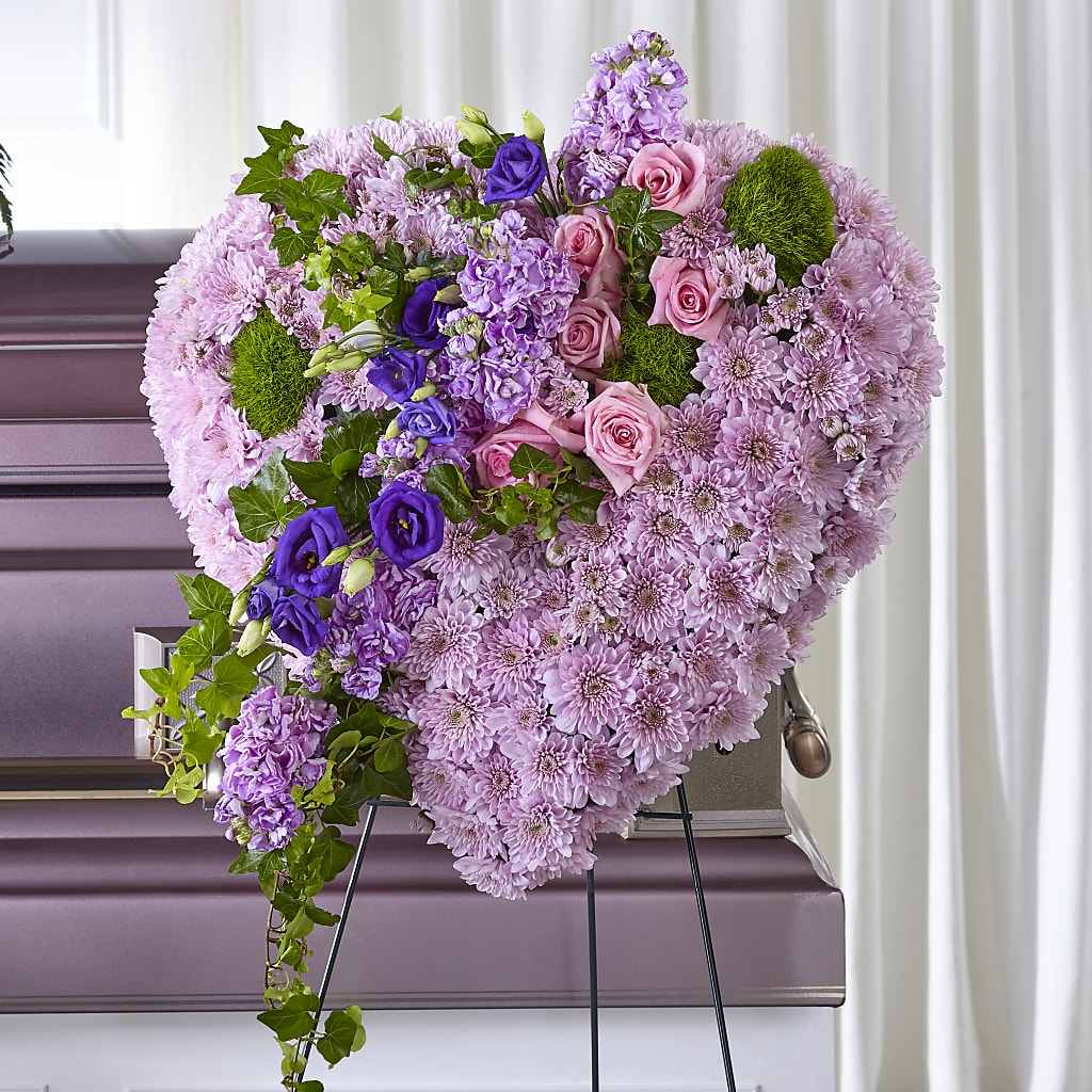 Treasured Love Standing Heart – FARFANS FLOWERS & DECORATIONS LLC, Frederick MD