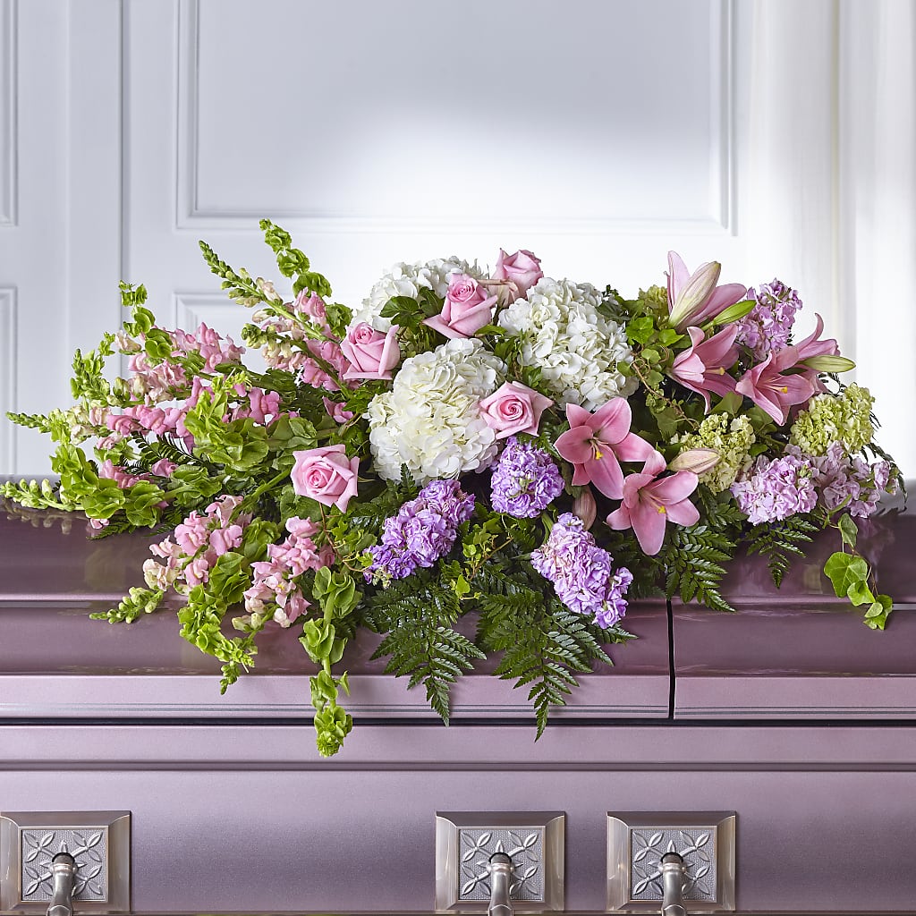 Life's Gratitude Casket Spray – FARFANS FLOWERS & DECORATIONS LLC, Frederick MD