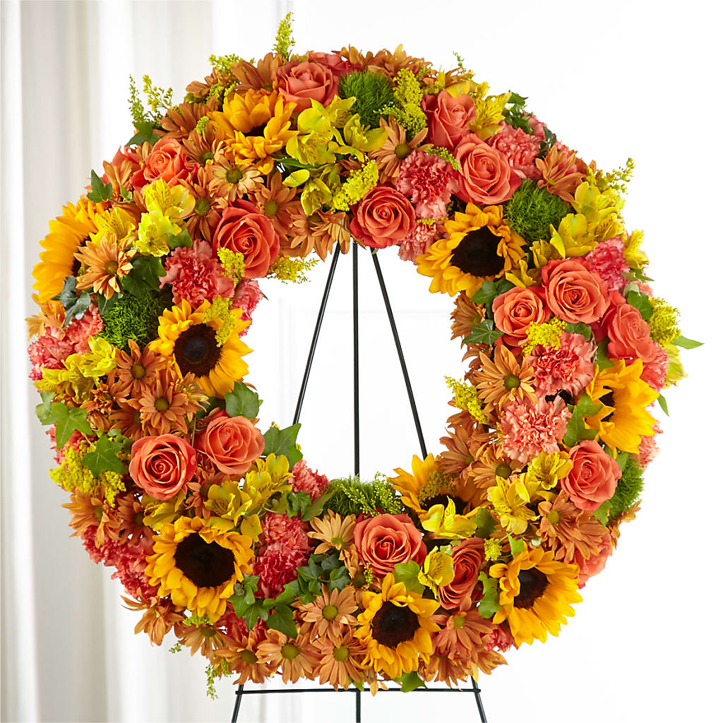 Autumnal Memories Wreath (Standard) – FARFANS FLOWERS & DECORATIONS LLC, Frederick MD