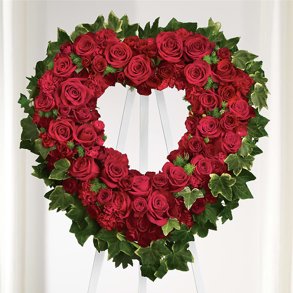 Wholehearted Standing Spray – FARFANS FLOWERS & DECORATIONS LLC, Frederick MD