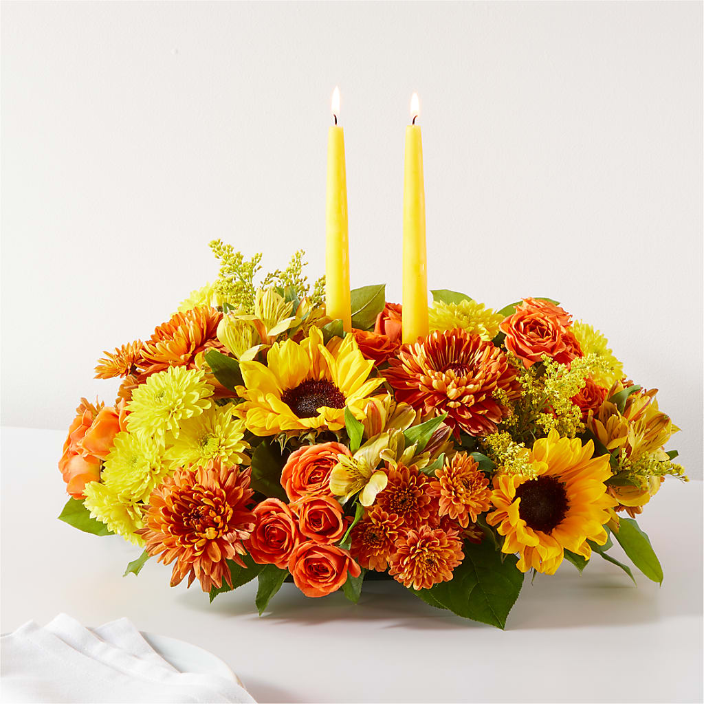Autumn Harmony Centerpiece – FARFANS FLOWERS & DECORATIONS LLC, Frederick MD