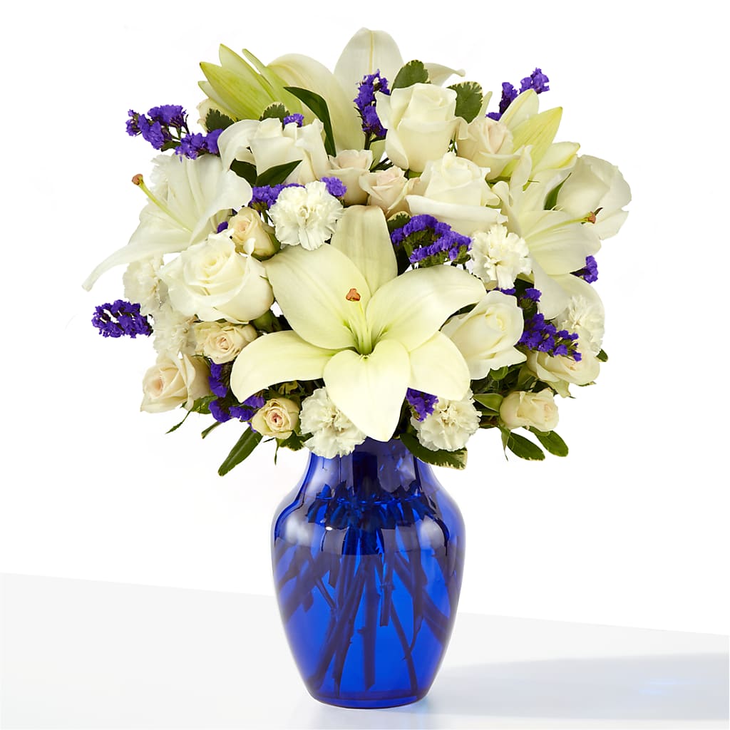Sapphire Rush Bouquet – FARFANS FLOWERS & DECORATIONS LLC, Frederick MD