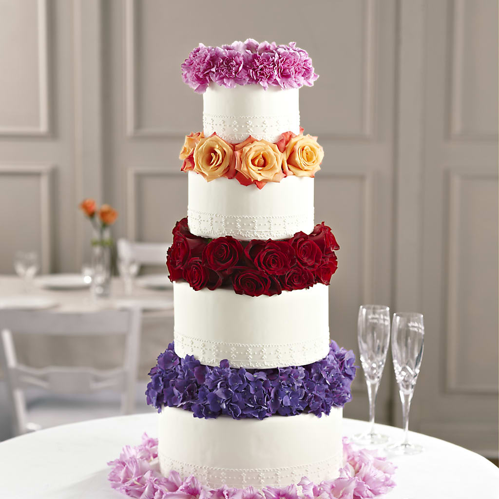 Infinite Love Cake Décor – FARFANS FLOWERS & DECORATIONS LLC, Frederick MD