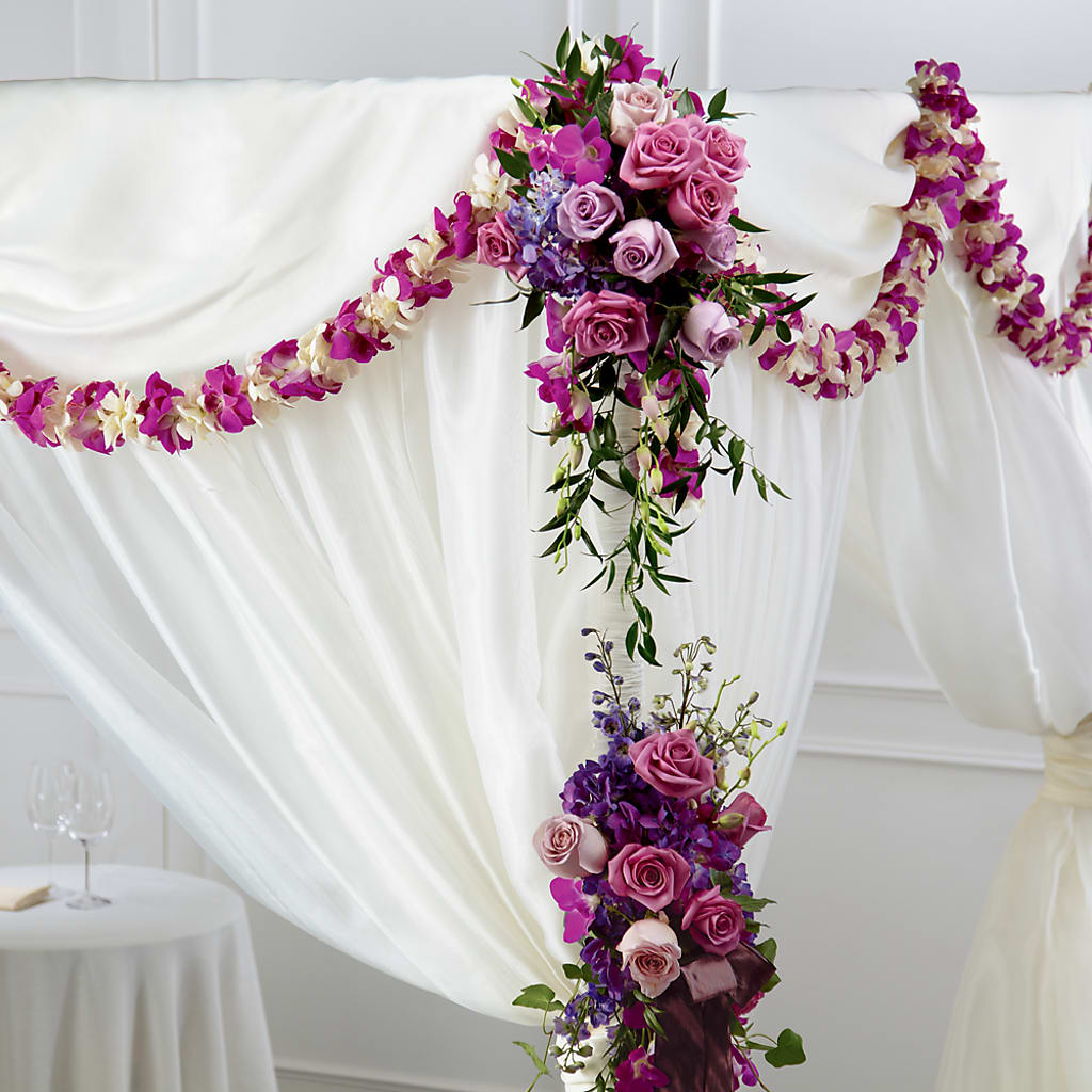 Color & Light Chuppah Decor – FARFANS FLOWERS & DECORATIONS LLC, Frederick MD