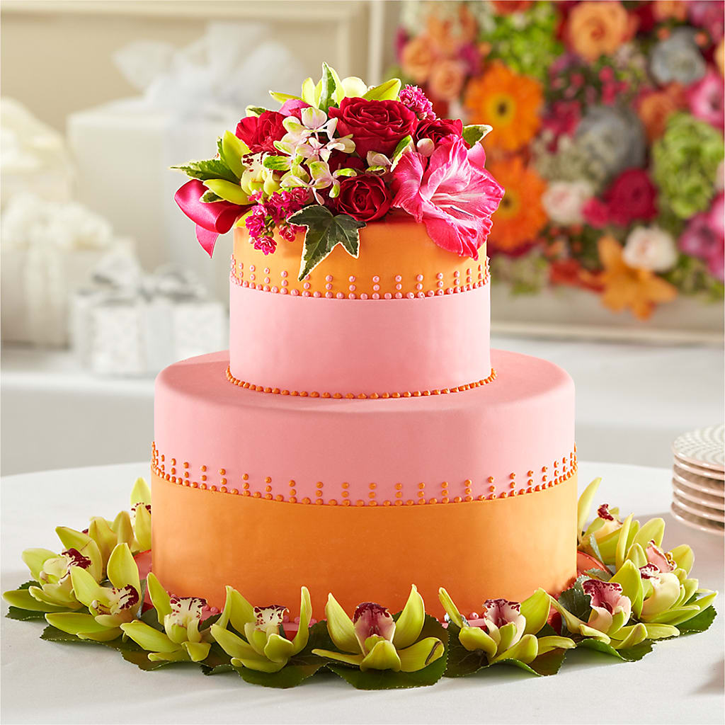 Sweet Citrus Cake Decor – FARFANS FLOWERS & DECORATIONS LLC, Frederick MD