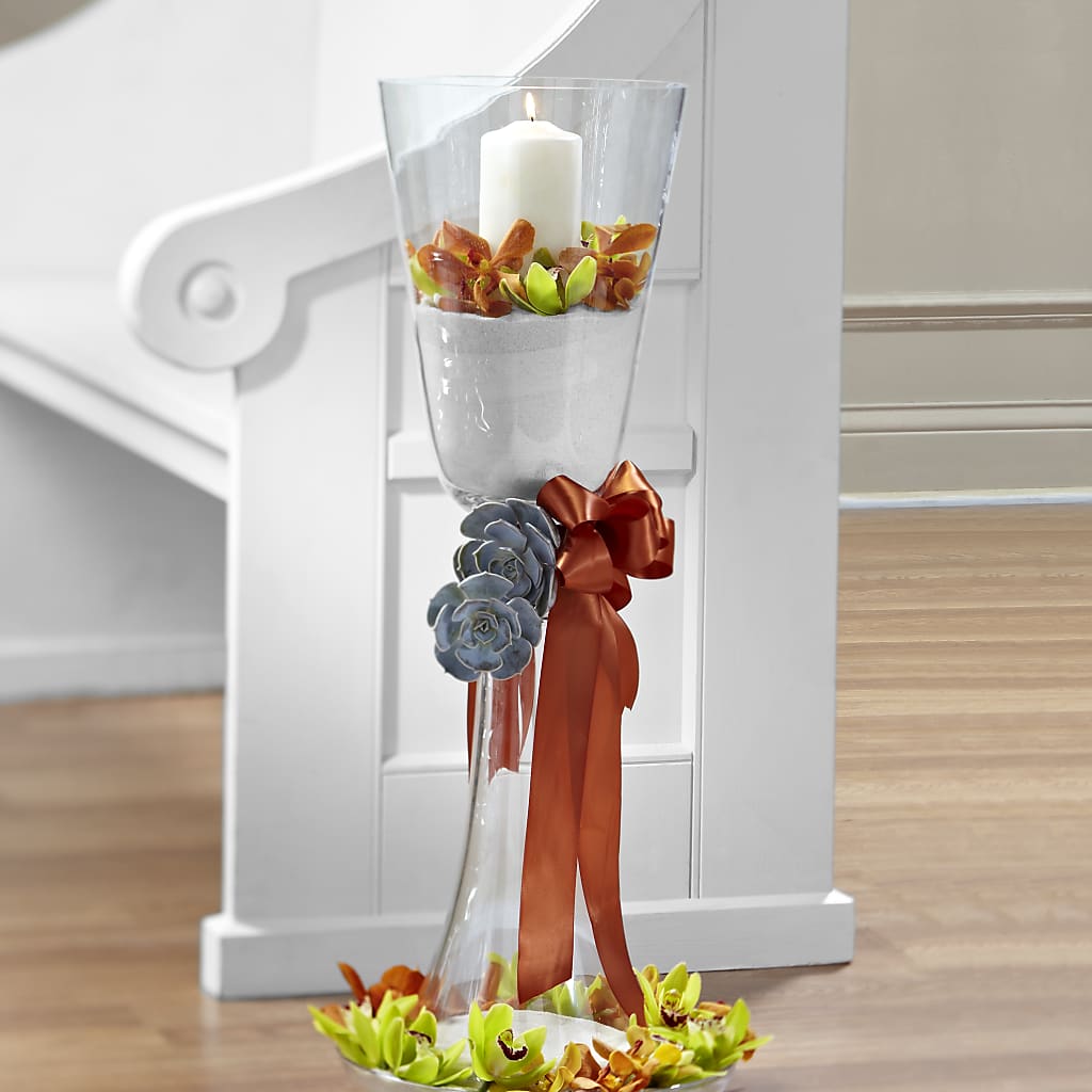 Matrimony Pew Decor – FARFANS FLOWERS & DECORATIONS LLC, Frederick MD