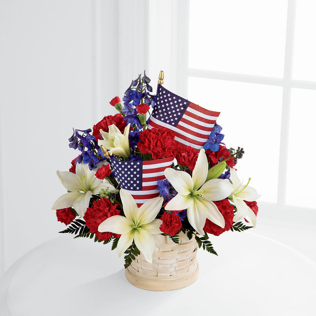 American Glory Bouquet – FARFANS FLOWERS & DECORATIONS LLC, Frederick MD