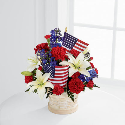 American Glory Bouquet – FARFANS FLOWERS & DECORATIONS LLC, Frederick MD