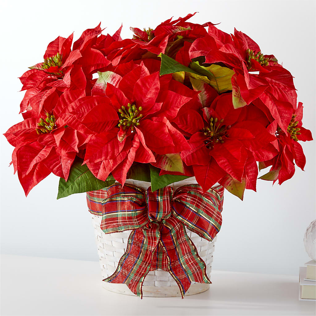Happiest Holidays Poinsettia – FARFANS FLOWERS & DECORATIONS LLC, Frederick MD