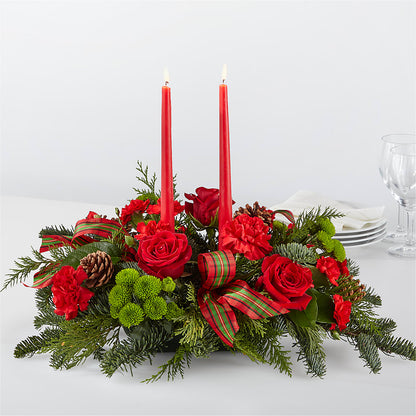 By the Candlelight Centerpiece – FARFANS FLOWERS & DECORATIONS LLC, Frederick MD
