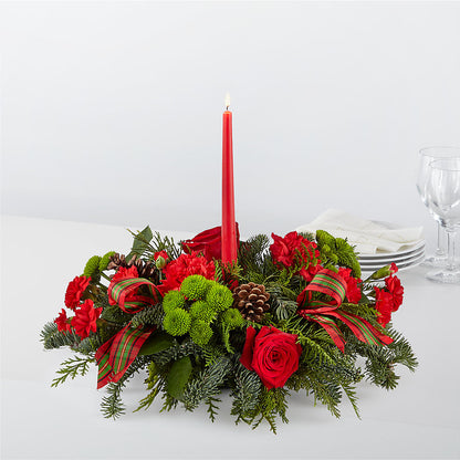 By the Candlelight Centerpiece – FARFANS FLOWERS & DECORATIONS LLC, Frederick MD