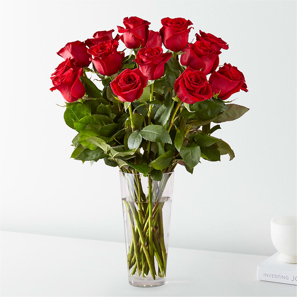 Long Stem Red Rose Bouquet – FARFANS FLOWERS & DECORATIONS LLC, Frederick MD