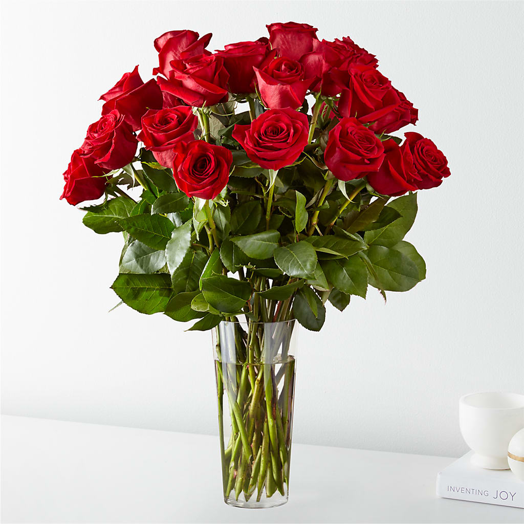Long Stem Red Rose Bouquet – FARFANS FLOWERS & DECORATIONS LLC, Frederick MD