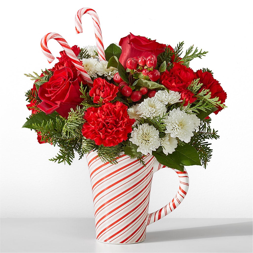 Peppermint Swirl Mug – FARFANS FLOWERS & DECORATIONS LLC, Frederick MD