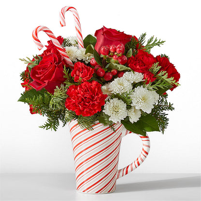 Peppermint Swirl Mug – FARFANS FLOWERS & DECORATIONS LLC, Frederick MD