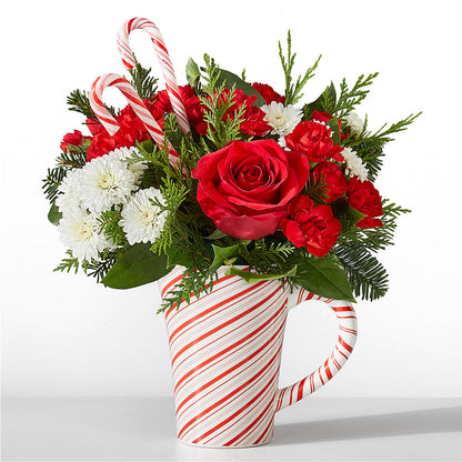 Peppermint Swirl Mug – FARFANS FLOWERS & DECORATIONS LLC, Frederick MD
