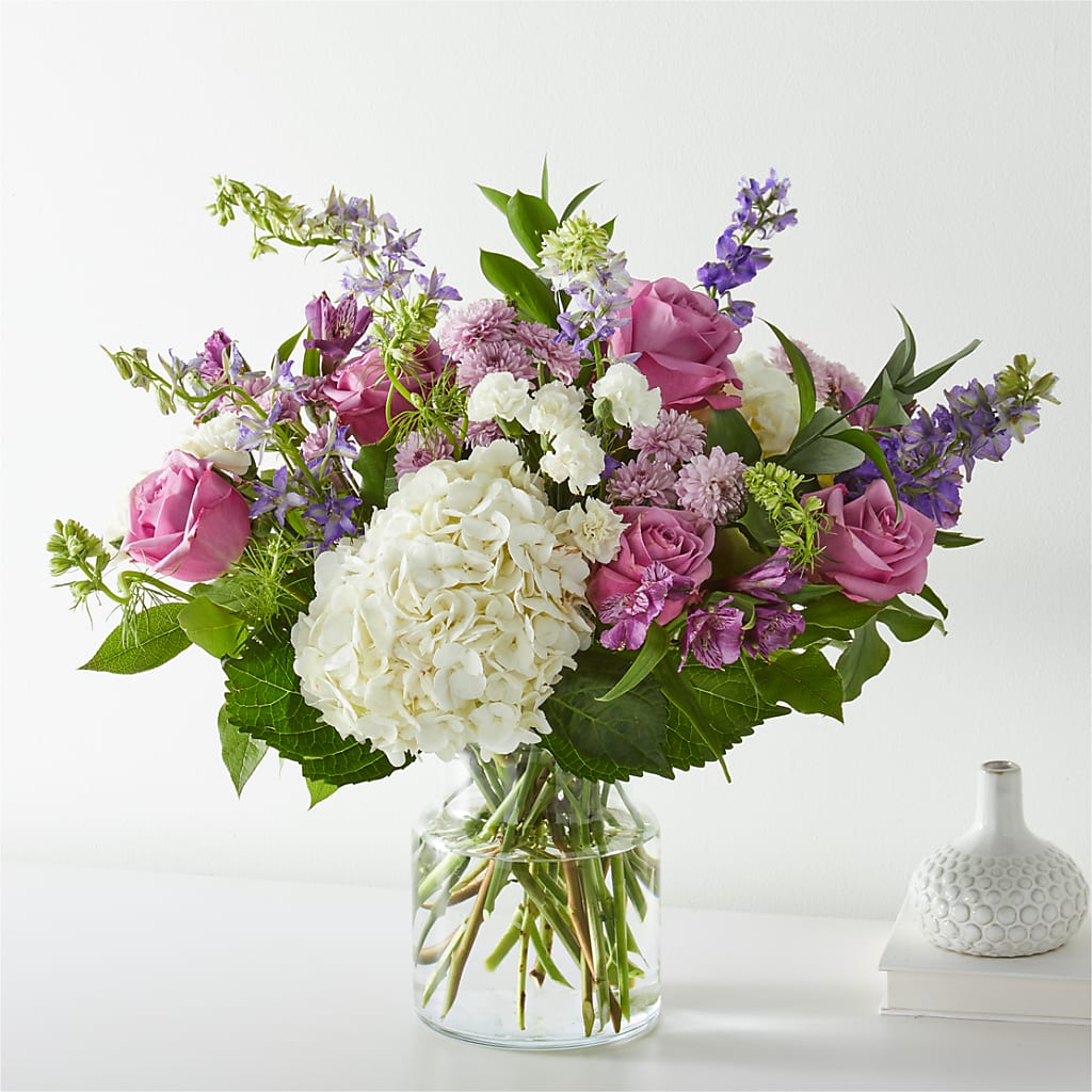 Violet Caress Bouquet – FARFANS FLOWERS & DECORATIONS LLC, Frederick MD