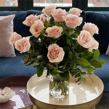 Long Stem Pink Rose Bouquet – FARFANS FLOWERS & DECORATIONS LLC, Frederick MD