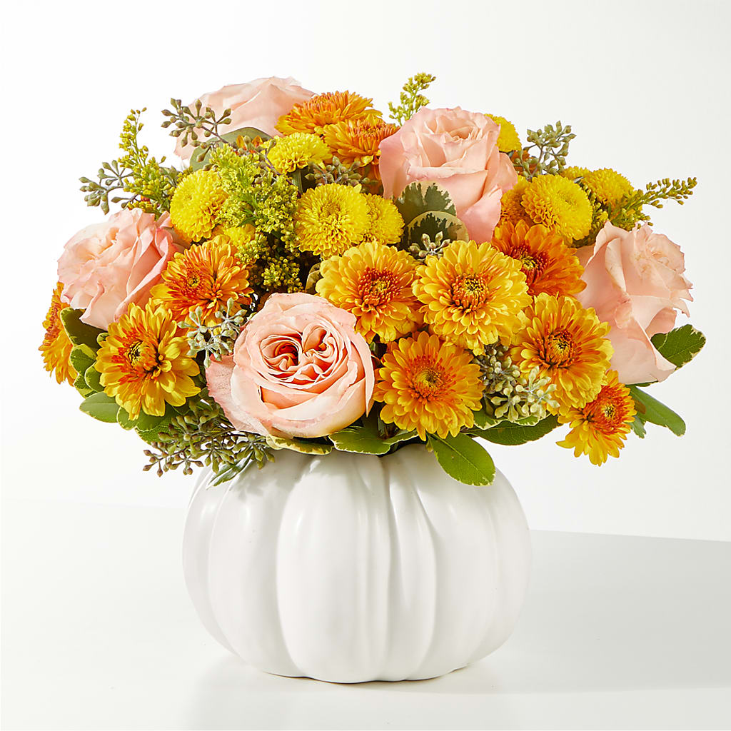 Peachy Pumpkin – FARFANS FLOWERS & DECORATIONS LLC, Frederick MD
