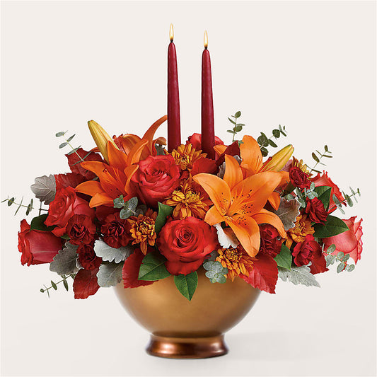 Fruits of Fall Centerpiece – FARFANS FLOWERS & DECORATIONS LLC, Frederick MD