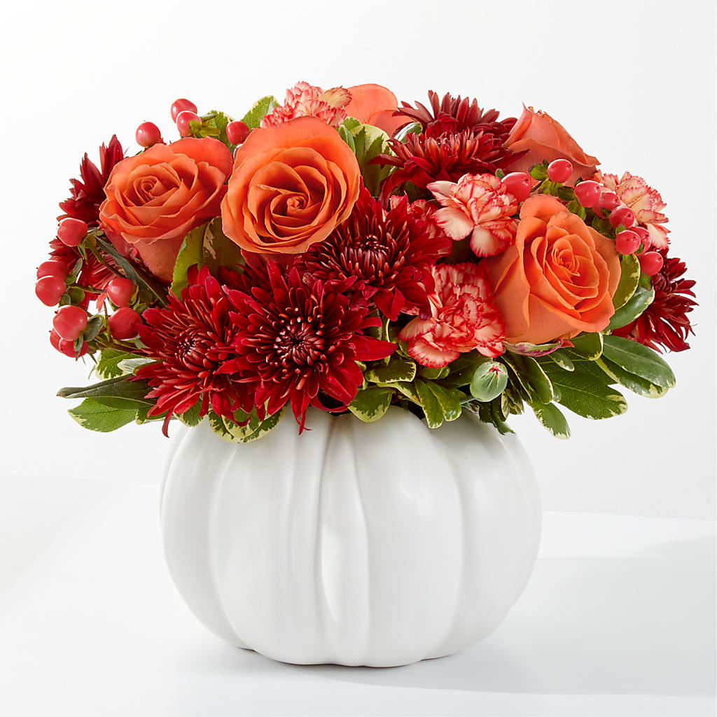 Autumn Air Pumpkin Bouquet – FARFANS FLOWERS & DECORATIONS LLC, Frederick MD
