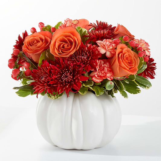 Autumn Air Pumpkin Bouquet – FARFANS FLOWERS & DECORATIONS LLC, Frederick MD
