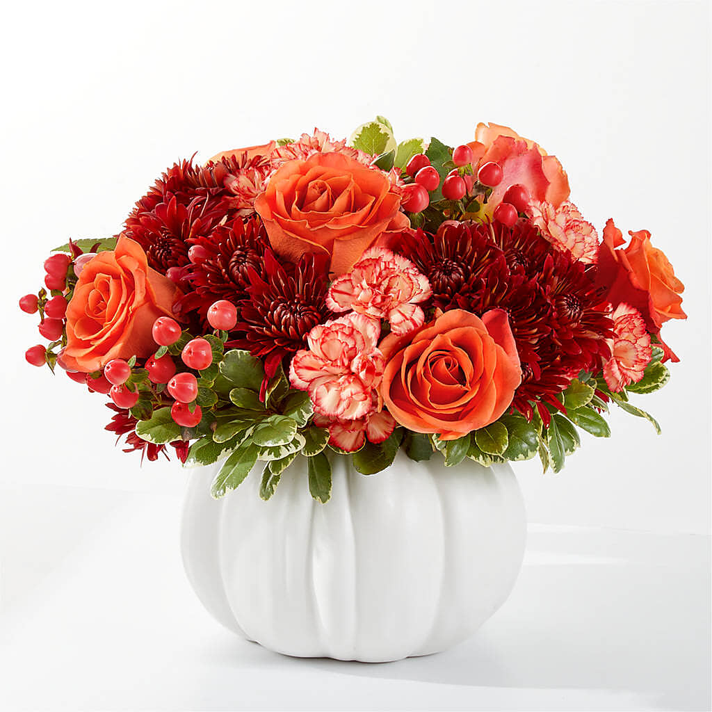Autumn Air Pumpkin Bouquet – FARFANS FLOWERS & DECORATIONS LLC, Frederick MD