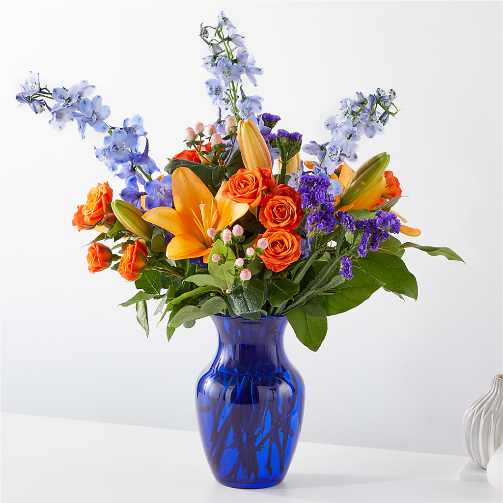 Radiant Citrus Bouquet – FARFANS FLOWERS & DECORATIONS LLC, Frederick MD