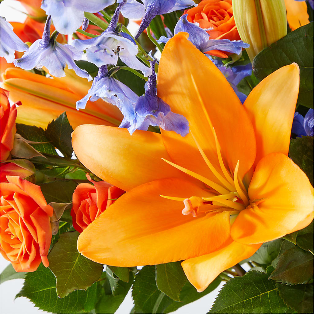 Radiant Citrus Bouquet – FARFANS FLOWERS & DECORATIONS LLC, Frederick MD