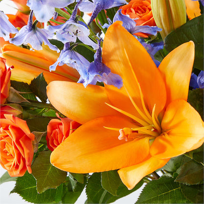 Radiant Citrus Bouquet – FARFANS FLOWERS & DECORATIONS LLC, Frederick MD