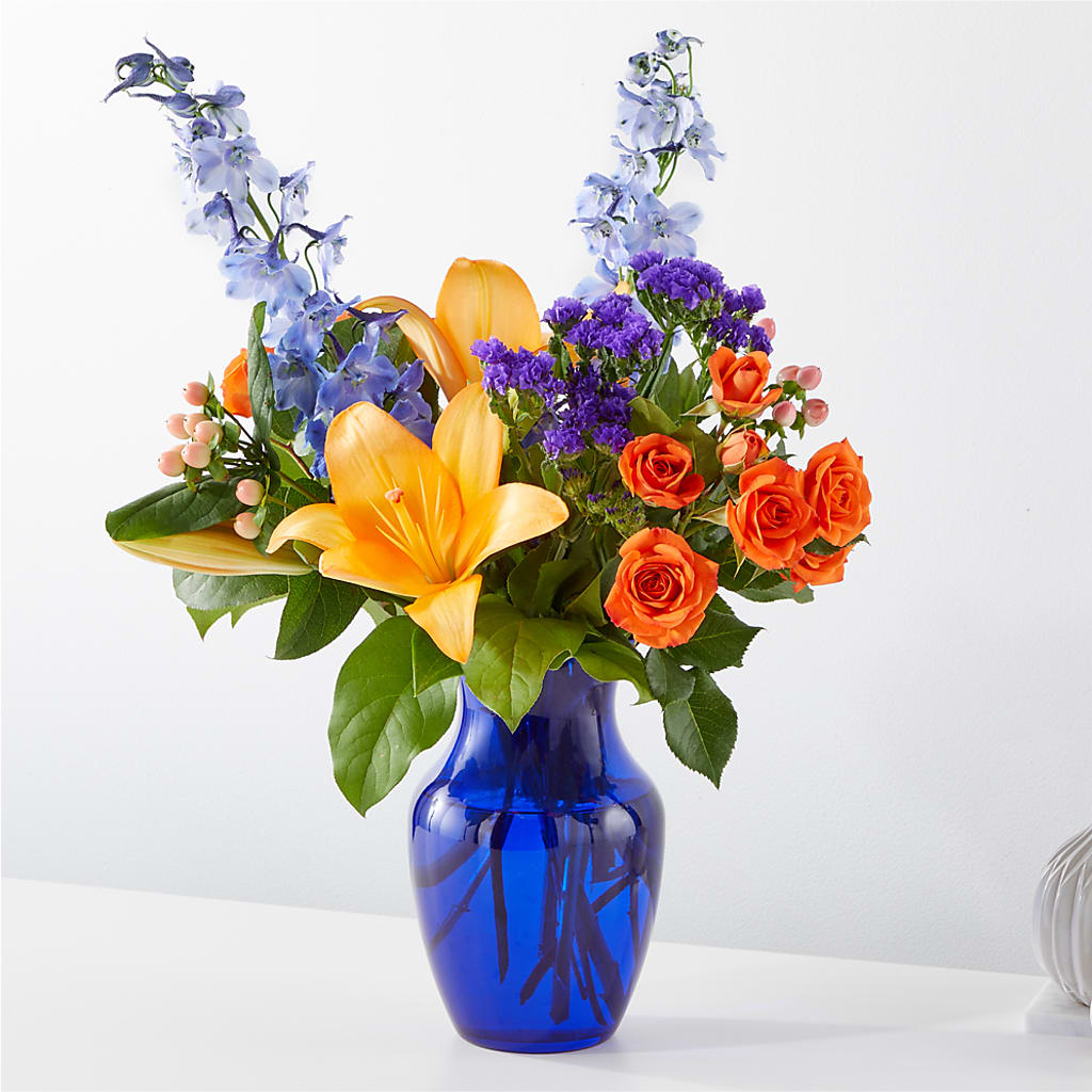 Radiant Citrus Bouquet – FARFANS FLOWERS & DECORATIONS LLC, Frederick MD
