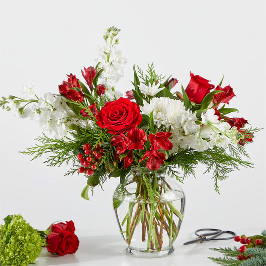 Merry Moment Bouquet – A Florist Original – FARFANS FLOWERS & DECORATIONS LLC, Frederick MD