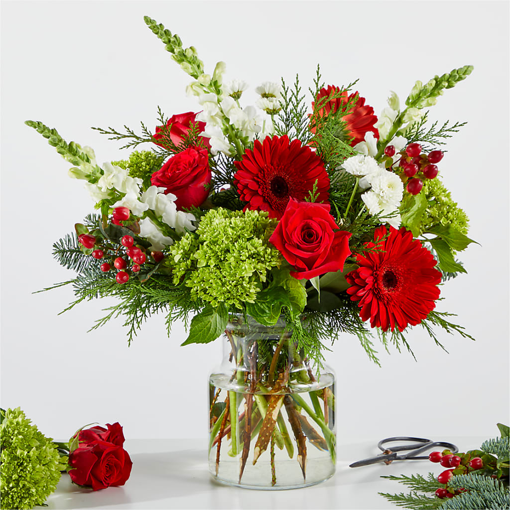 Merry Moment Bouquet – A Florist Original – FARFANS FLOWERS & DECORATIONS LLC, Frederick MD