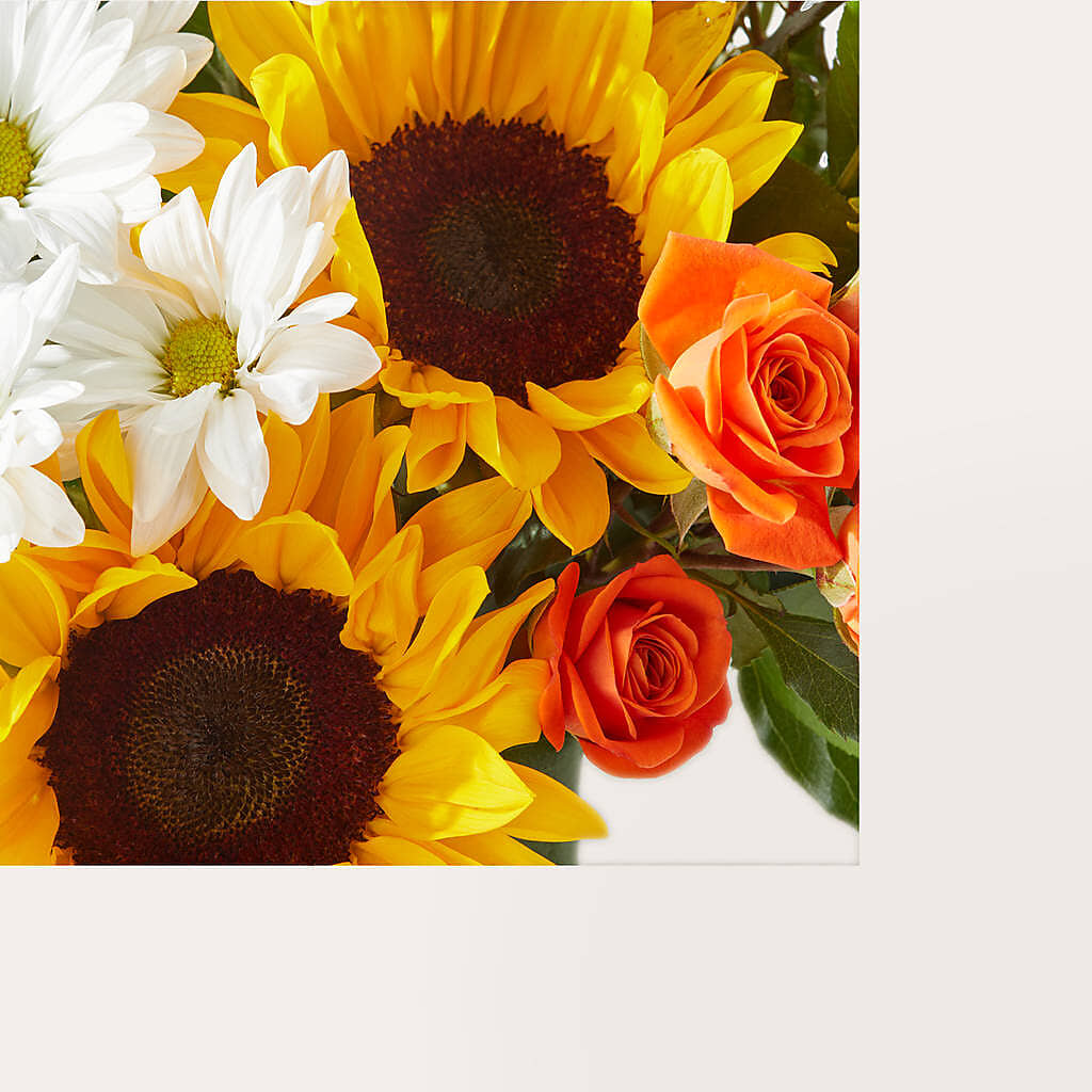 Sun-drenched Blooms Box Bouquet – FARFANS FLOWERS & DECORATIONS LLC, Frederick MD