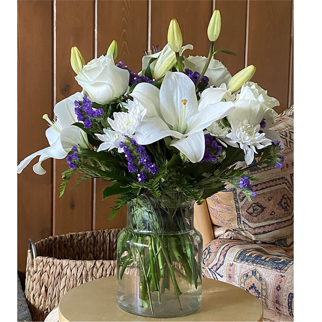 Beyond Blue Bouquet – FARFANS FLOWERS & DECORATIONS LLC, Frederick MD
