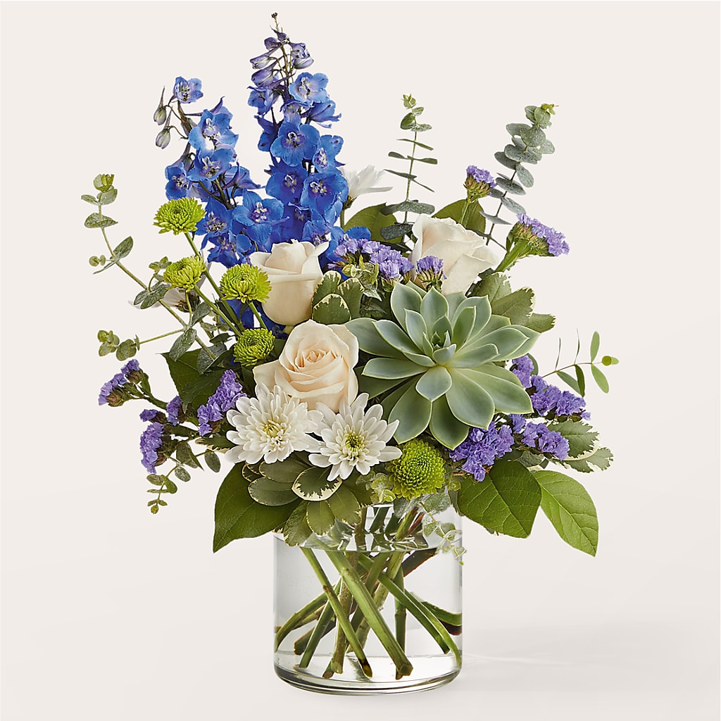 Cerulean Waves Bouquet – FARFANS FLOWERS & DECORATIONS LLC, Frederick MD