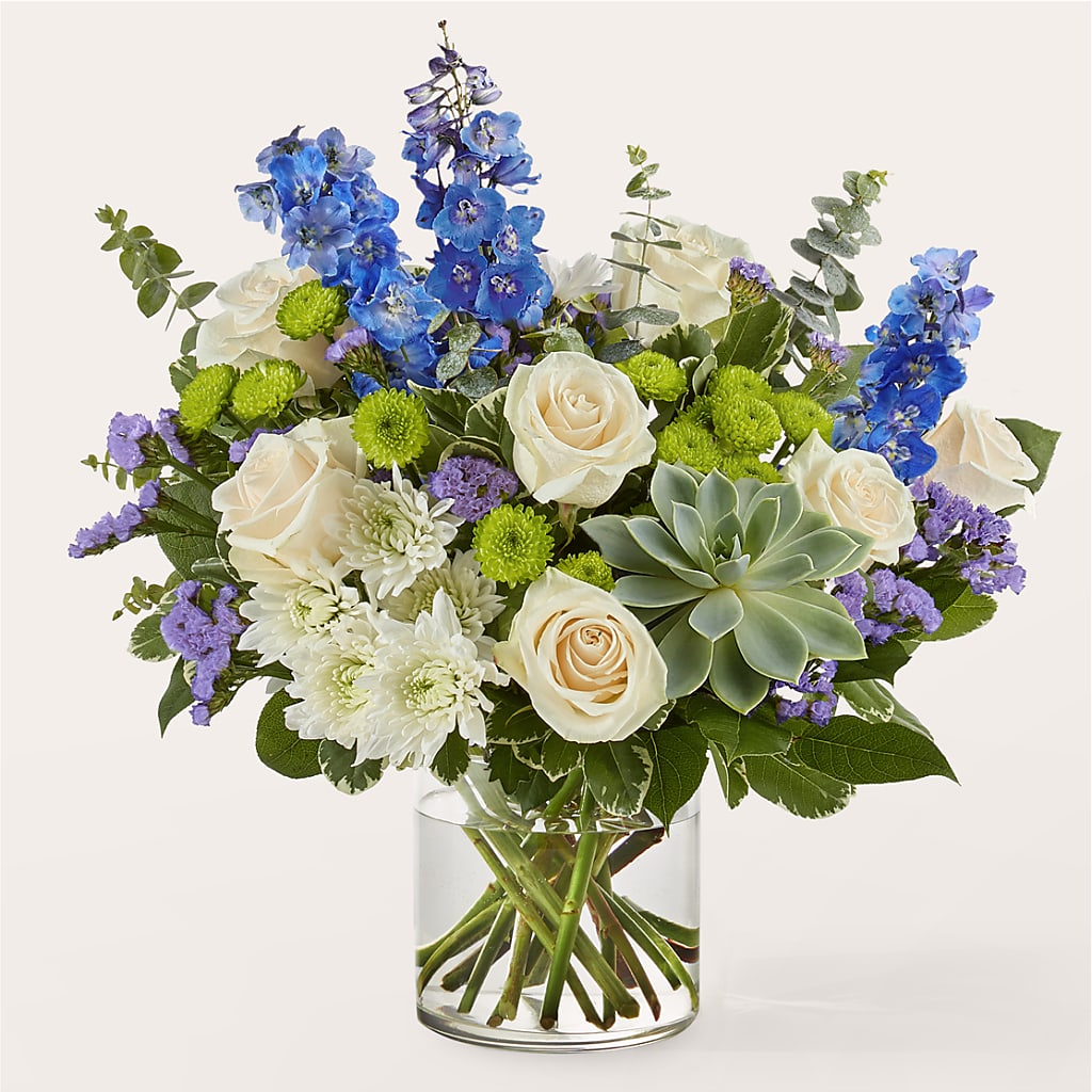 Cerulean Waves Bouquet – FARFANS FLOWERS & DECORATIONS LLC, Frederick MD