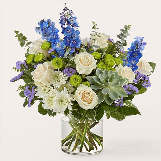Cerulean Waves Bouquet – FARFANS FLOWERS & DECORATIONS LLC, Frederick MD