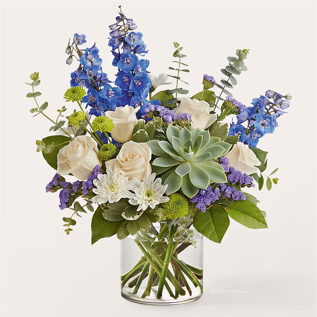 Cerulean Waves Bouquet – FARFANS FLOWERS & DECORATIONS LLC, Frederick MD