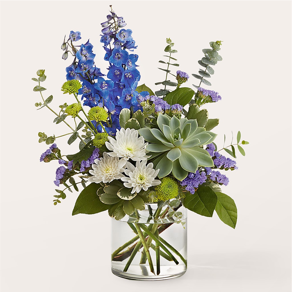 Cerulean Waves Bouquet – FARFANS FLOWERS & DECORATIONS LLC, Frederick MD