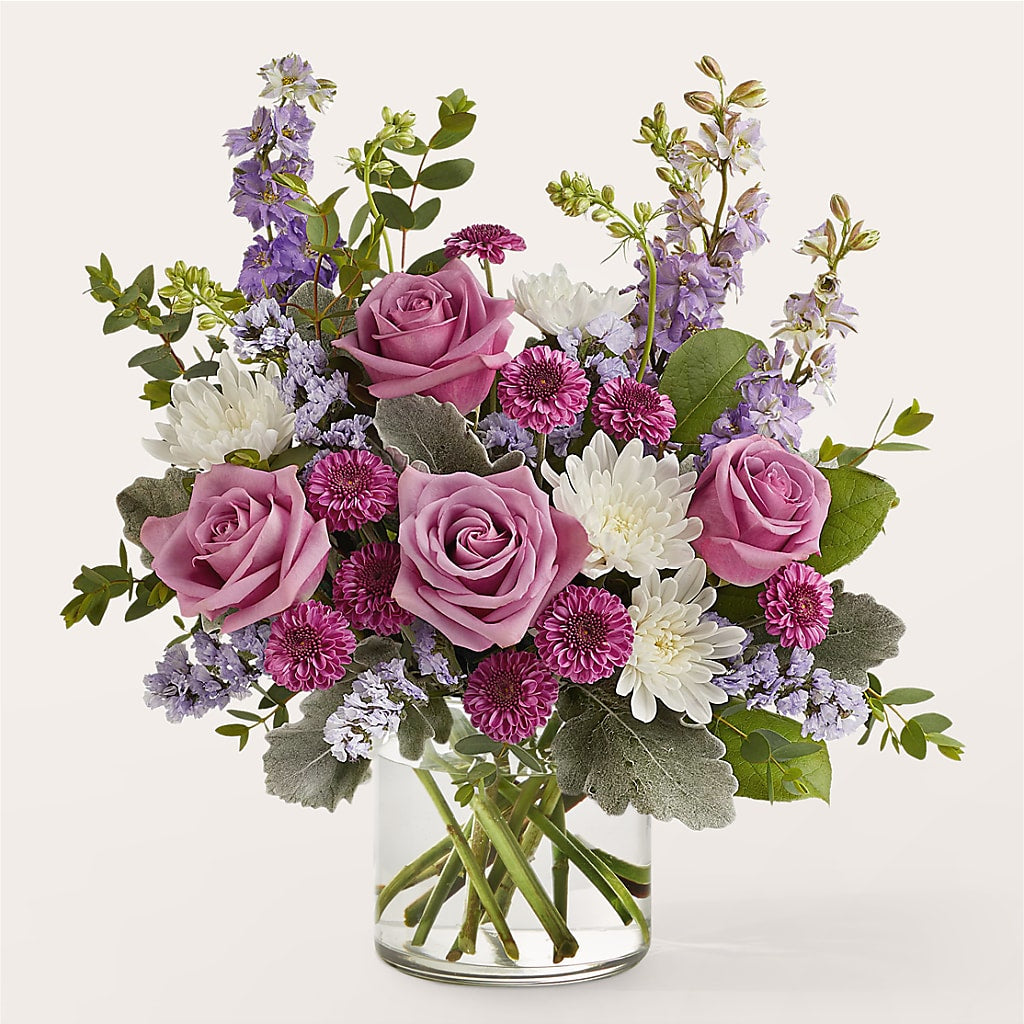 Violet Frost Bouquet – FARFANS FLOWERS & DECORATIONS LLC, Frederick MD