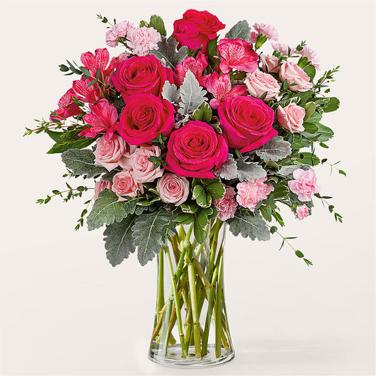 Tickled Pink Bouquet – FARFANS FLOWERS & DECORATIONS LLC, Frederick MD